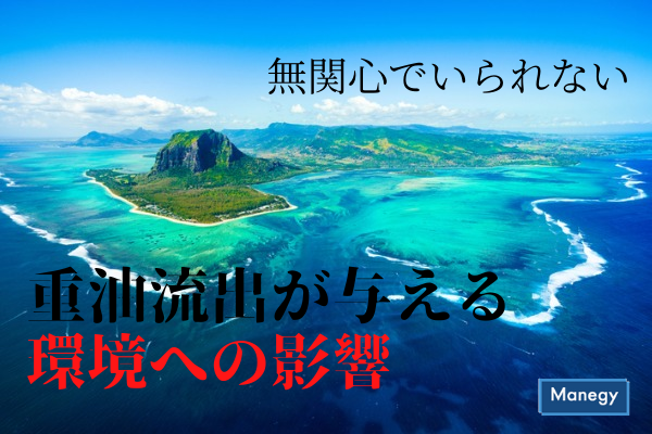 ”無関心でいられない重油流出が与える環境への影響”