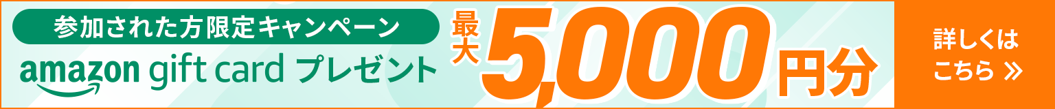 最大5,000円分のギフト券がもらえる簡単資料ダウンロードはこちら