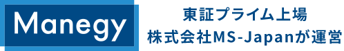 Manegy 東証プライム上場 株式会社MS-Japanが運営