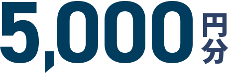 5,000円分