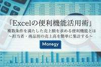 「Excelの便利機能活用術」 複数条件を満たした売上額を求める便利機能とは ～担当者・商品別の売上高を簡単に集計する～