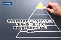 学習定着率を表すラーニングピラミッド│「社員が互いに教え合う」理想の教育環境は作れるか？第1回