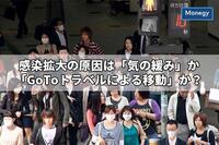 感染拡大の原因は「気の緩み」か「GoToトラベルによる移動」か？