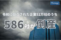 令和に設立された企業52万社のうちすでに586社が倒産　東京商工リサーチ調べ