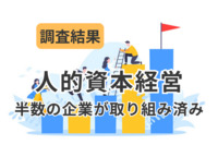 半数の企業が人的資本経営に取り組んでおり、取り組む理由は「優秀な人材を確保するため」が最多