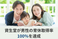 資生堂が男性の育休取得率100％を達成　社内の風土づくりが奏功、育休からの復職率も92％