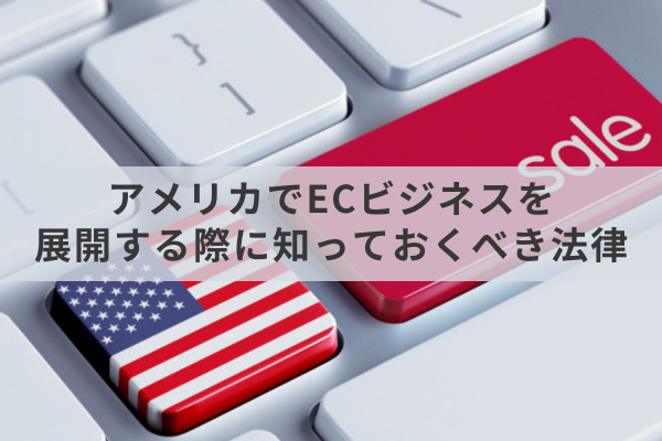 アメリカでECビジネスを展開する際に知っておくべき法律とは