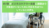 約7割がビジネスケアラー支援に課題あり。対象者がいないために対応を先送りにしているとの声も
