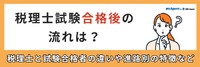 税理士試験合格後の流れは？税理士と試験合格者の違いや進路別の特徴など