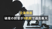 企業倒産、破産の割合が9割超で過去最大　～ 背景に「手形減少」と「準則型私的整理」 ～
