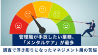 管理職が手放したい業務、「メンタルケア」が最多　調査で浮き彫りになったマネジメント層の苦悩