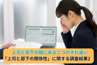 上司と部下の間にある二つのすれ違い ～「上司と部下の関係性」に関する調査結果2～