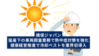 損保ジャパン、猛暑下の車両調査業務で熱中症対策を強化　健康経営推進で冷却ベストを業界初導入