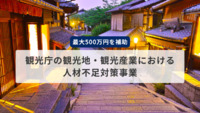 最大500万円を補助！観光庁の観光地・観光産業における人材不足対策事業を解説