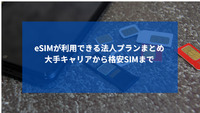 eSIMが利用できる法人プランまとめ｜大手キャリアから格安SIMまで