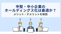 中堅・中小企業のホールディングス化は最適か？メリット・デメリットを解説