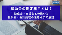 補助金の勘定科目とは？助成金・支援金との違いと仕訳例・会計処理の注意点まで解説