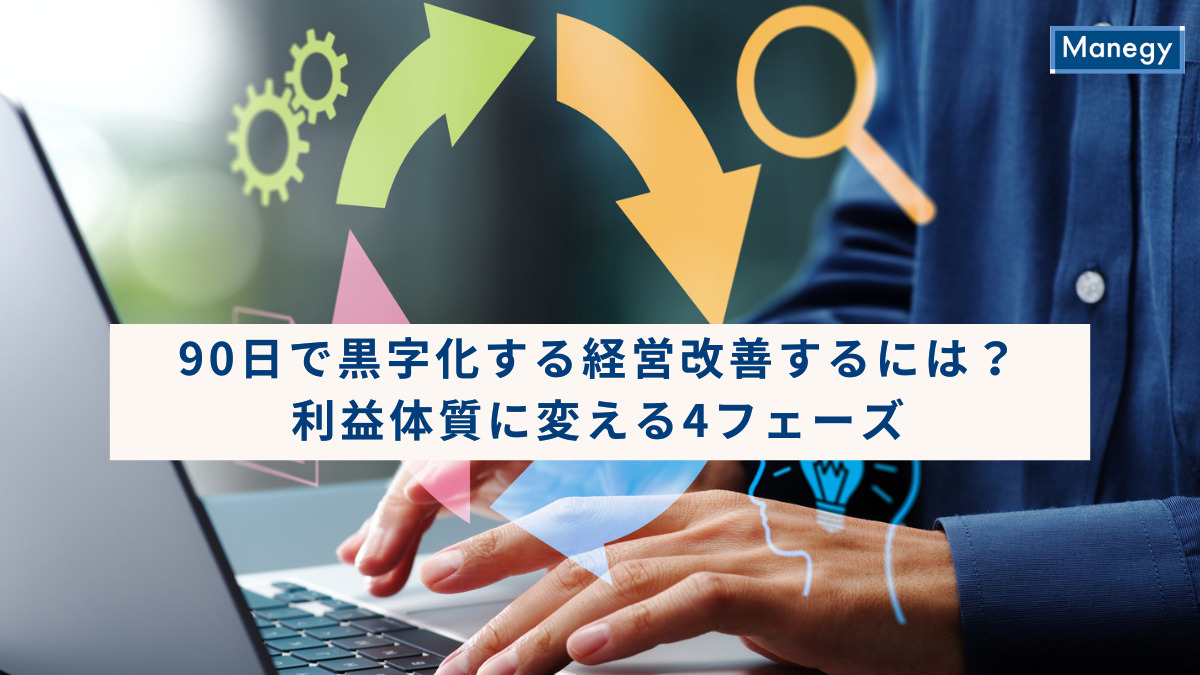 【第6回】90日で黒字化する経営改善するには？｜利益体質に変える4フェーズ