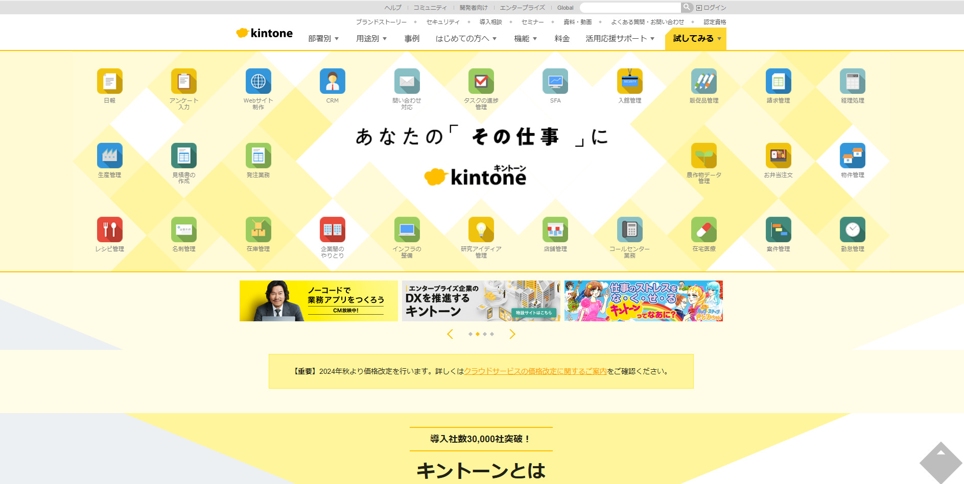 kintone