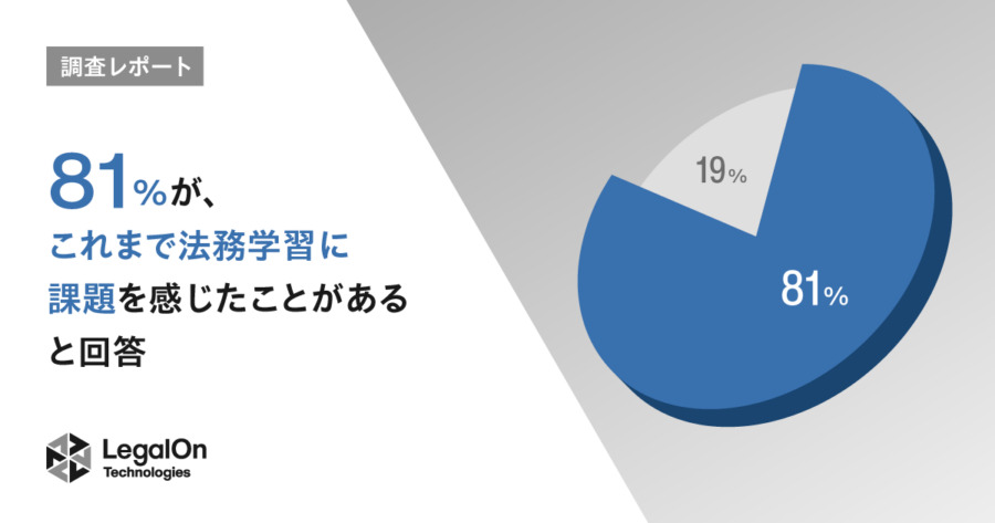 法務担当者の学習に関する実態調査