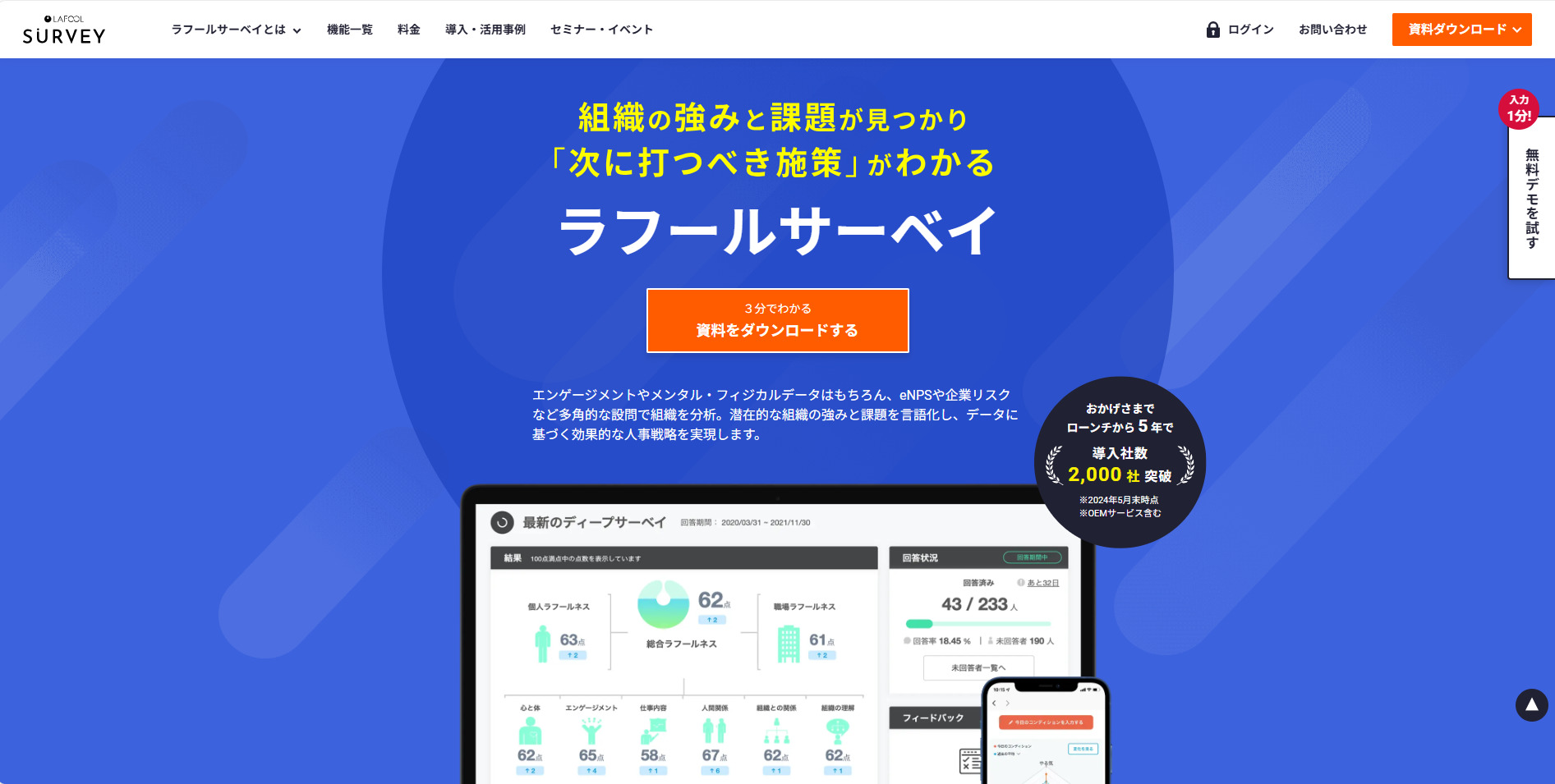 ラフールサーベイ公式サイト