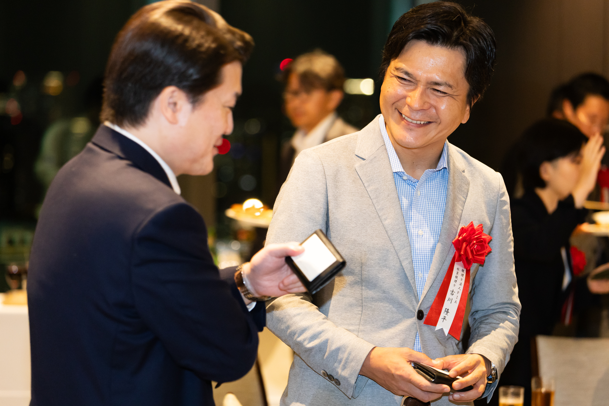 懇親会の様子