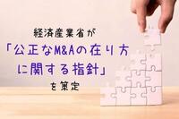 経済産業省が「公正なM&Aの在り方に関する指針」を策定